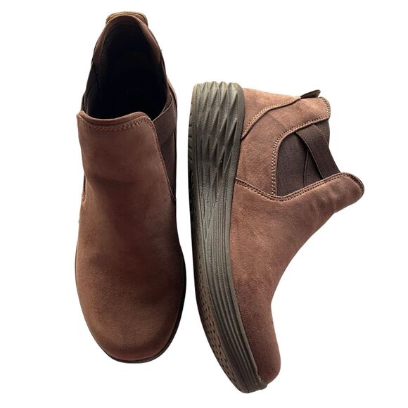 Ryka Shoes - Ryka Noelle Brown Ankle Boots Water Repellent Fabric Upper Light Wear Size 8.5M